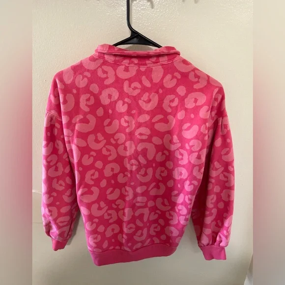 ✨Women’s DSG Pink Cheetah Print Pullover Size L - Picture 7 of 8